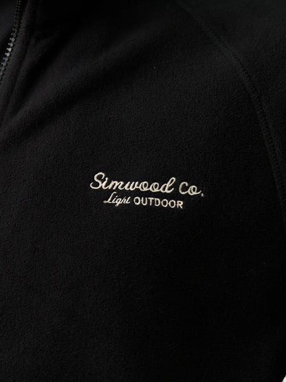 SIMWOOD 2025 Autumn Winter Men's Anti Static Polar Fleece Jacket 300gsm Anti-Electricity Coat Regular Fit Warm Fleece for Daily.