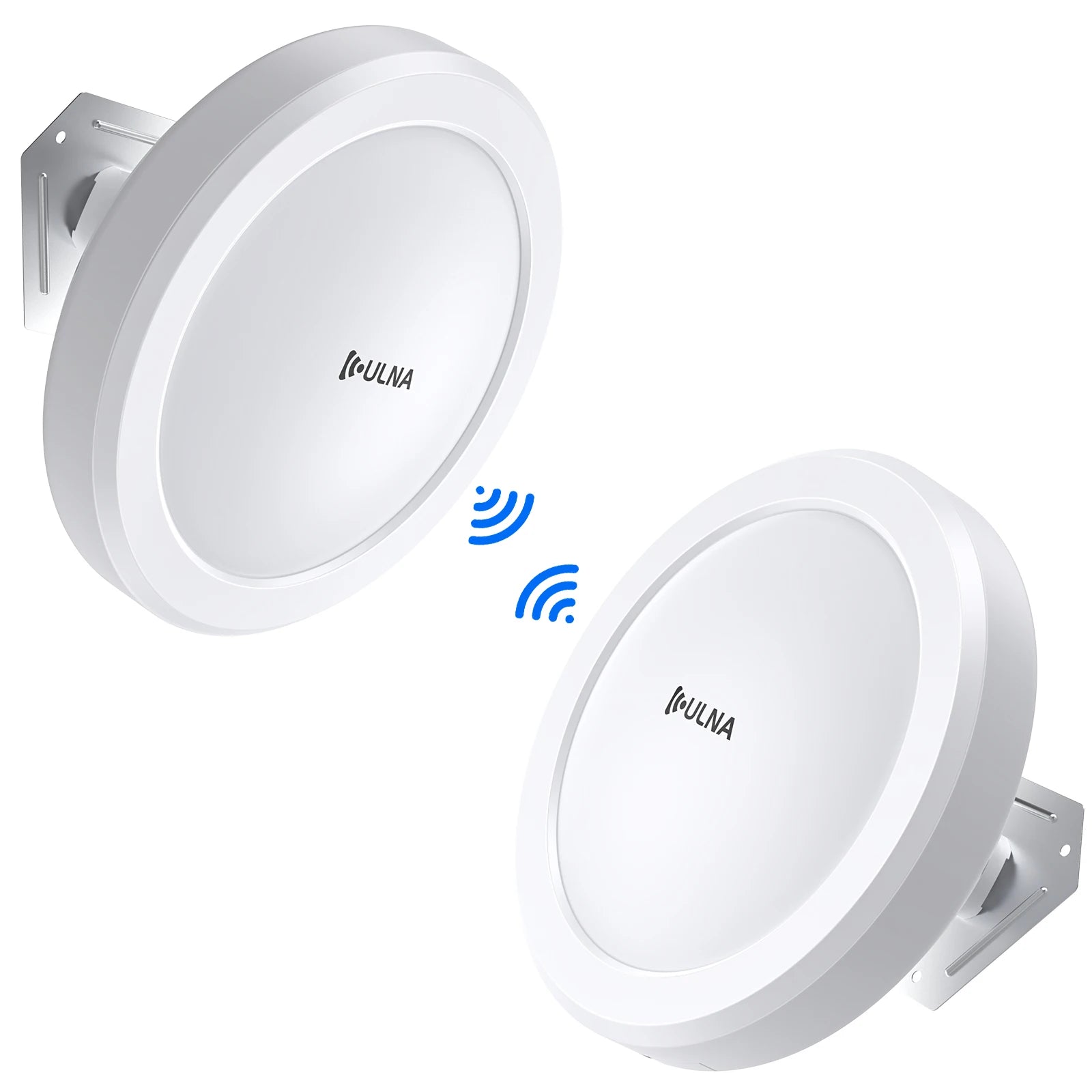 Wireless Bridge Gigabit 1Gbps Point to Point WiFi Bridge Outdoor CPE Kit 16dBi High-gain Antenna 5.8G Long Range Up to 5Km.