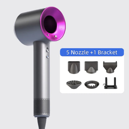 Bladeless high-speed hair dryer, negative ions, high power, silent and quick drying, portable, suitable for home and travel