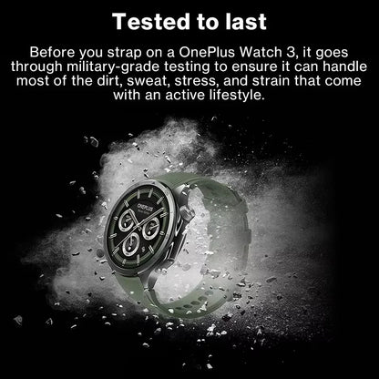 Global Version OnePlus Watch 3 Smart Watch 1.50inches LTPO  AMOLED Display Snapdragon W5 Processor Dual Frequency GPS Wear OS.