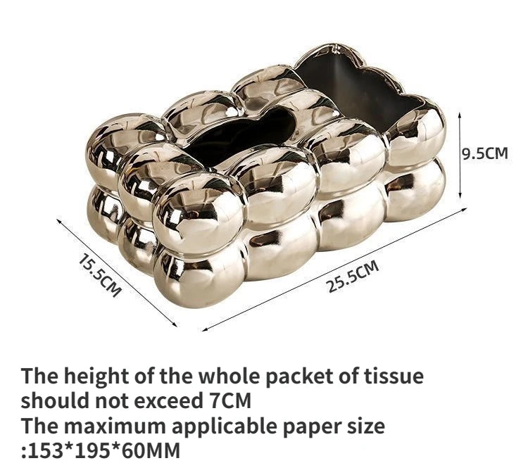 1PC Cloud Design Tissue Boxes Storage Napkin Holder Paper Case Ornament Craft Desktop Tissue Holder Kitchen Tissue Box.