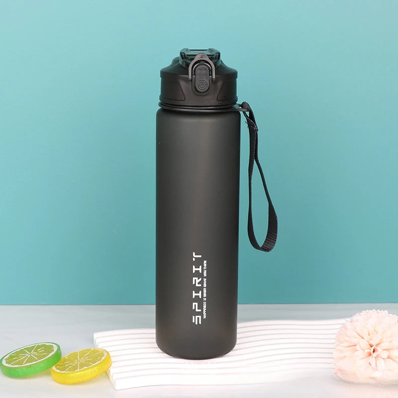 Portable Frosted Cup Reusable Large Capacity Student Outdoor Water Bottle Leak Proof Drinking Water Bottle Fitness Sports Kettle.