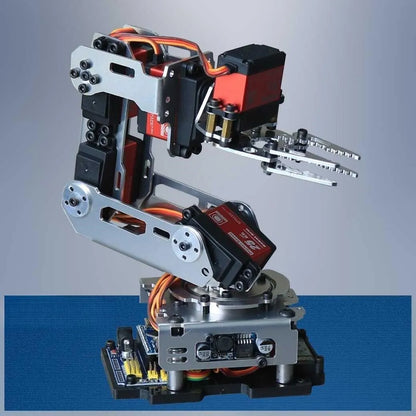 APP Control 6 Dof Metal Mechanical Arm Aluminum Alloy Bracket High Quality Robot Arm for Arduino Robot DIY Kit Programmable Arm.