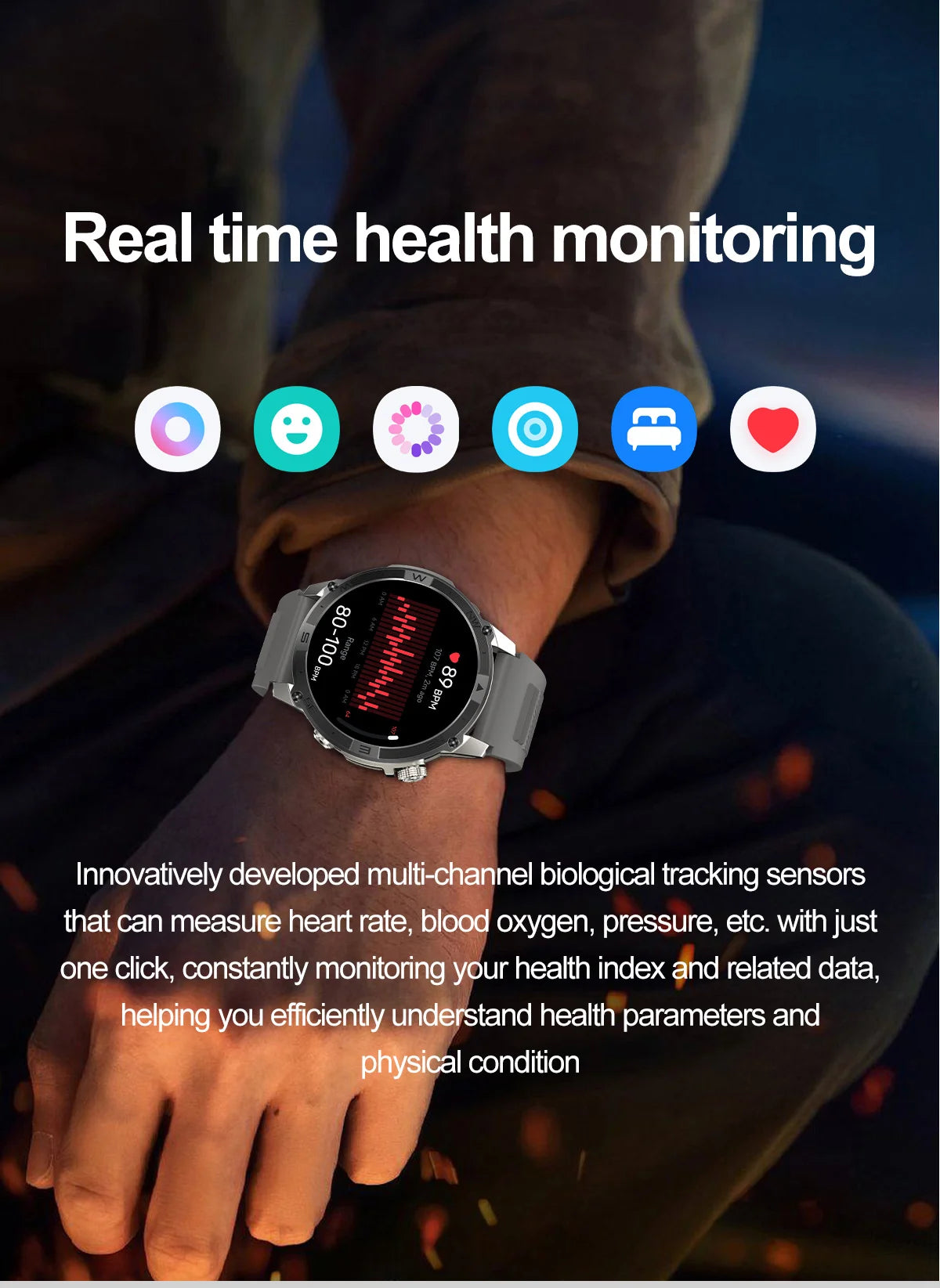 VALDUS VG40 PRO Smartwatch Man Woman AMOLED GPS  Bluetooth Call Heart Rate Voice Assistant Long battery life Sports Smart Watch