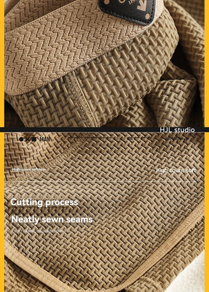 3 Teile/paket Mode Eis Seide Gestrickte Plaid Boxer Atmungsaktive Komfort Mesh Gabelung Unterhose Super Weiche Hohe Elastische männer Höschen