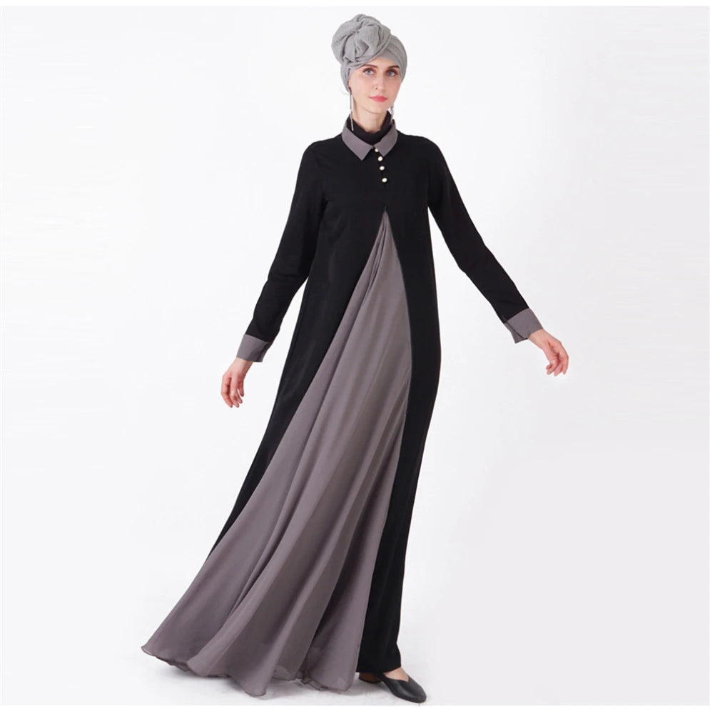 Ramadan Eid Black Abaya Damen Dubai Islam Muslim Women Clothing Modest Dress Kebaya Kaftan Robe Musulmane Caftan Marocain Femme.