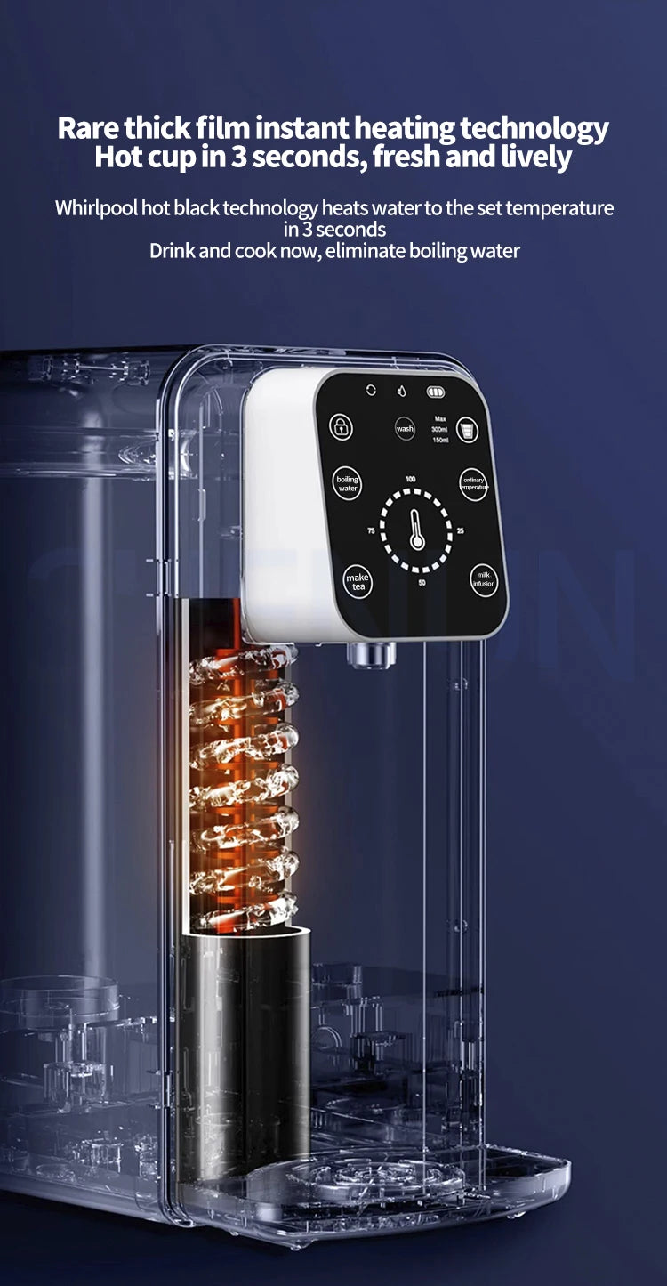 5L Direct Drinking Water Purifier Household Desktop RO Reverse Osmosis Purifier Fast Heating Filter Water Purifier.