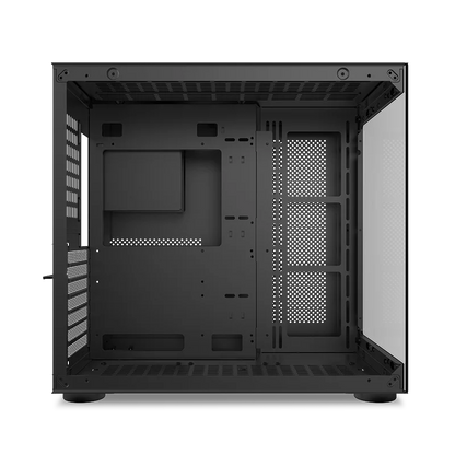 Power Train Seaview Dream MATX ITX Computer Case Panoramic Tempered Glass Side Transparency Without Pillars ATX Desktop Chassis.