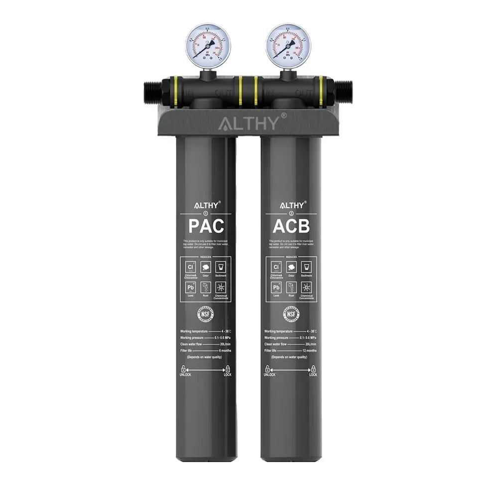 ALTHY Whole House / Commercial Water Filter Purifier System, Certified to Removes Lead, Chlorine,Sediment, Chemincal &Odor.