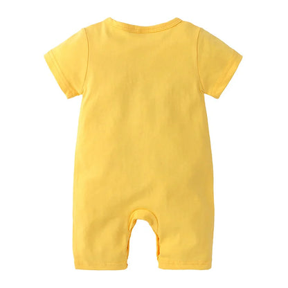 0-2 Jahre alte Kinder Cartoon einteiliges Baby Rollenspiel Kurzarm Strampler Kinder Baumwolle Kleidung Baby Mädchen und Jungen Kleidung