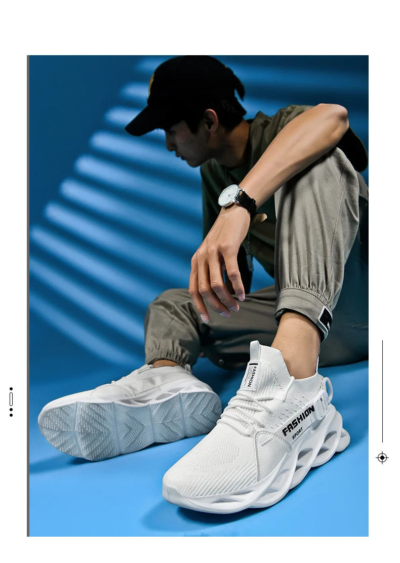 Men Shoes Breathable Fashion Mesh Running Shoes Man High Quality Unisex Light Tennis Baskets Athletic 2023 Sneakers for Men.