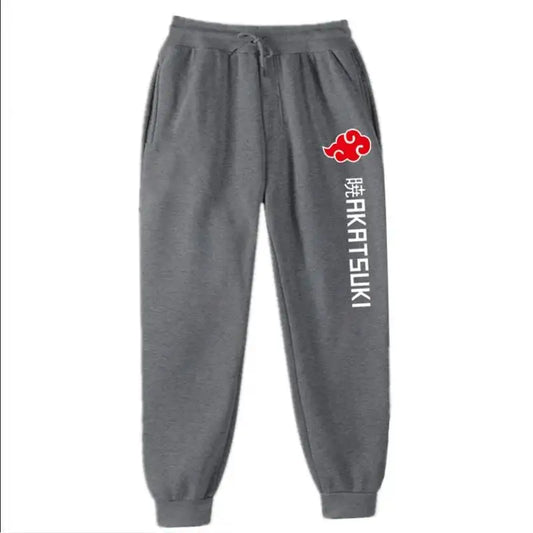 Fashion Print Men's Women's Jogging Hip Hop Pants Street Clothing Hot Selling Anime Pants Akatsuki Fleece Trousers S-3XL.