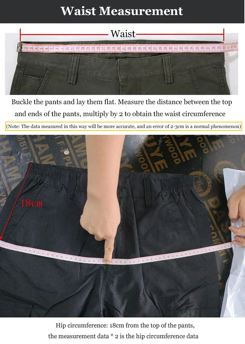 Summer Men's Quick Drying Pants Sports Outdoor Mountaineering Waterproof Large Size Multi Pocket Workwear Trousers.