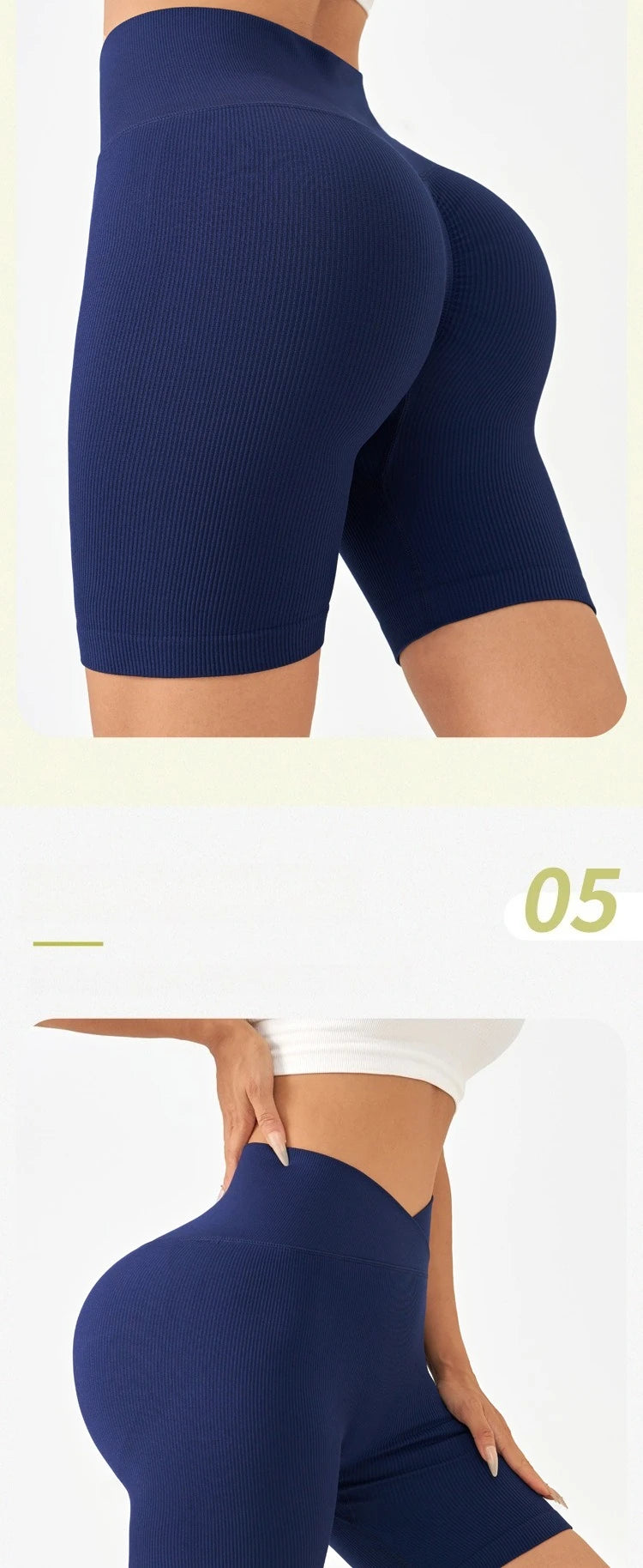 No Awkward Lines Yoga Pants for Women High Waisted Hip Lifting Exercise Running Wearing Fitness Shorts Cycling Pantssports Pants.