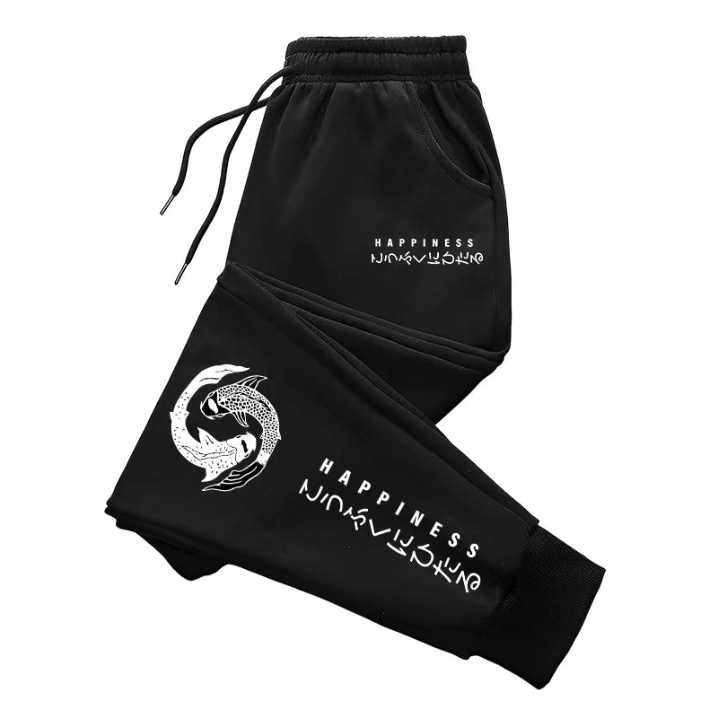 Japanese Fashion Men's Tracksuit Hoodies Sweatpants 2 Piece Set Fall&winter Daily Casual Sporty Jogging Suit Urban Trend Outfits.