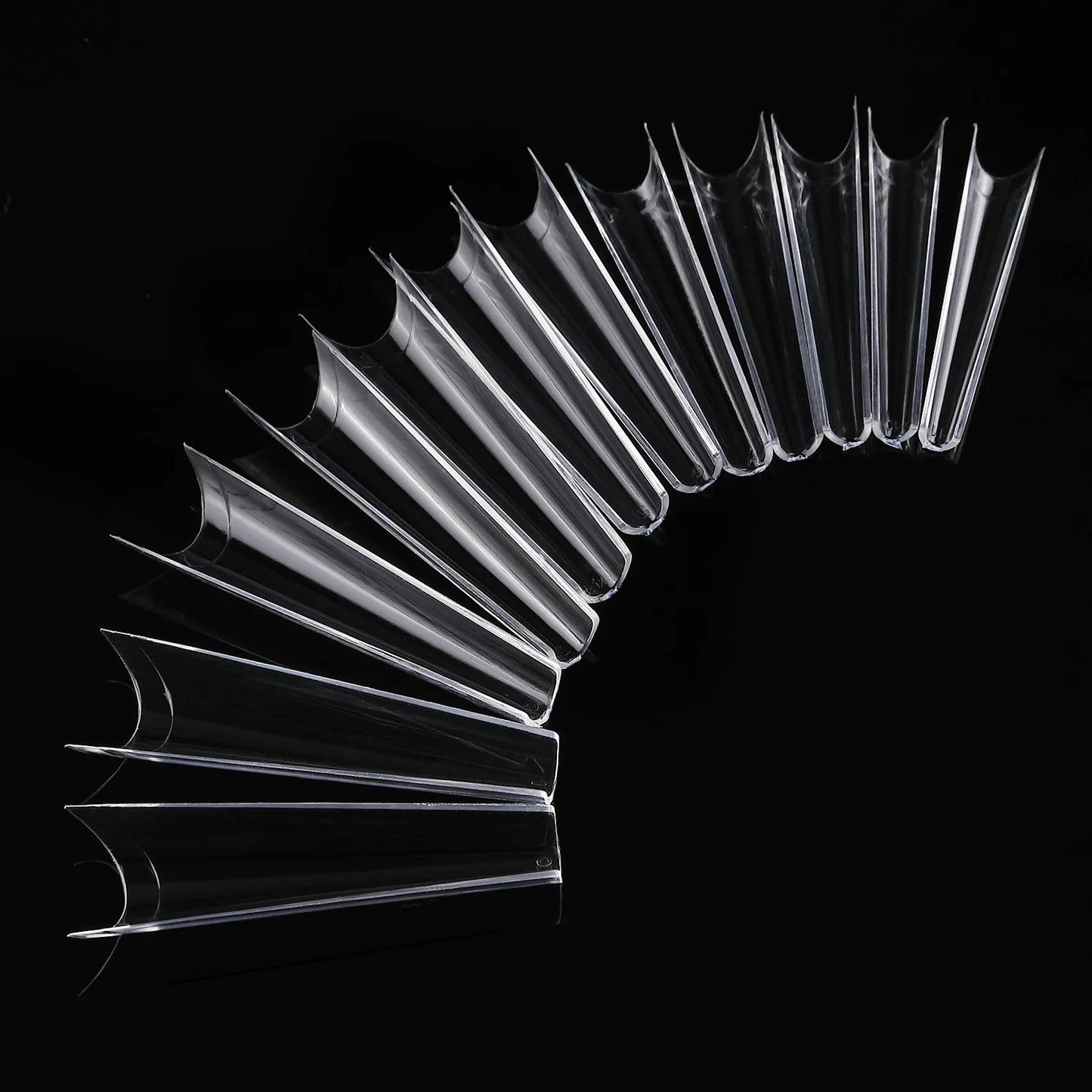 240PCS/Box False Nail Tips Square Straight Extra Long Half Cover Nails Artificial Acrylic False Nail Tips Press On Manicure Tool.