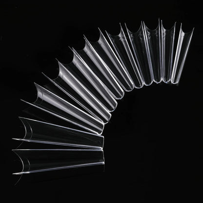 240PCS/Box False Nail Tips Square Straight Extra Long Half Cover Nails Artificial Acrylic False Nail Tips Press On Manicure Tool.