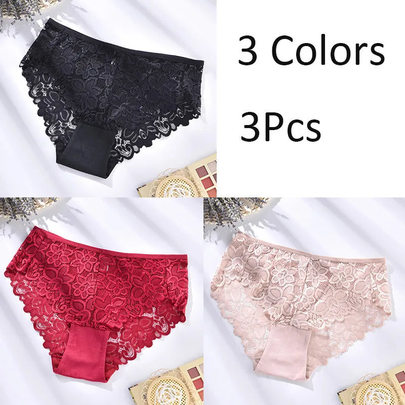 1XL-4XL Plus Size Women Briefs Panties High Waist Sexy Lingerie Hollow Out Underpanties Comfortable Underwear 80-140kg