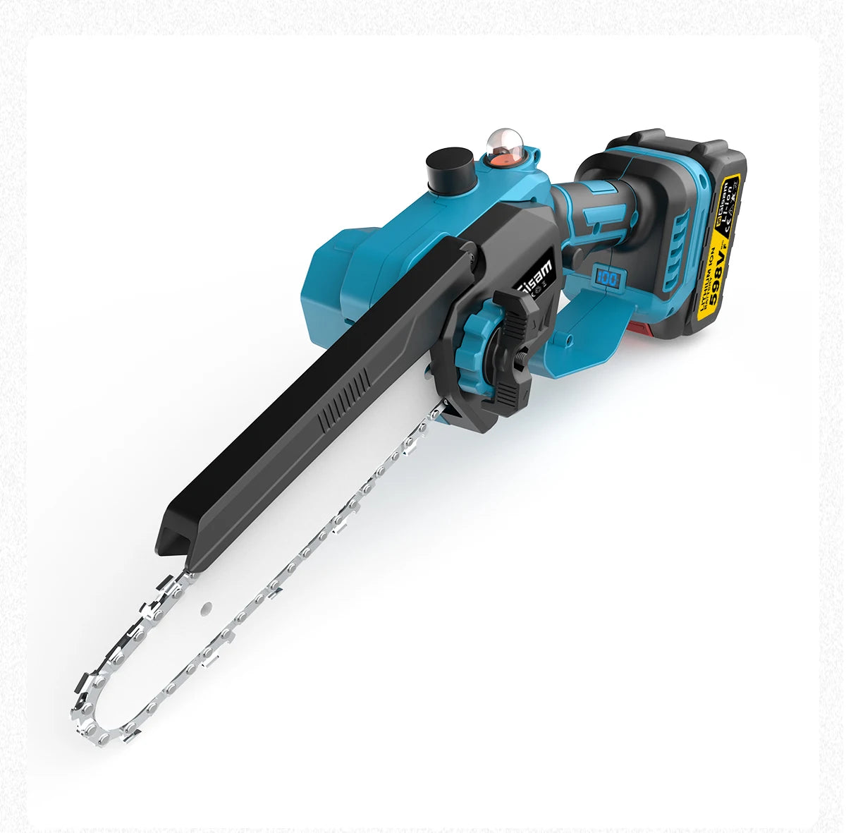 GΣ Bürstenlose Teleskopstange, elektrische Kettensäge, kabellose Hochverschraubungssäge, 2-in-1-Gartenschere für Makita 18 V Akku-Stift