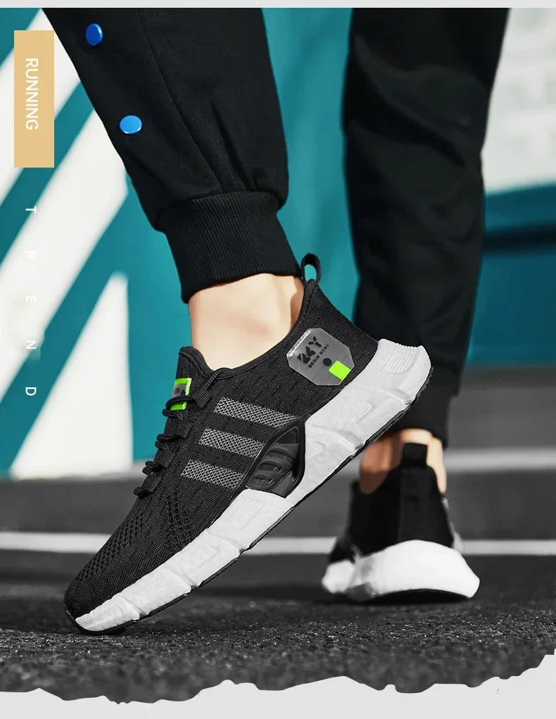 New Fashion Runnning Sport Shoes Men Sneakers Lightweight Breathable Mesh Comfortable Men's Casual Shoes Outdoor Jogging Zapatos.