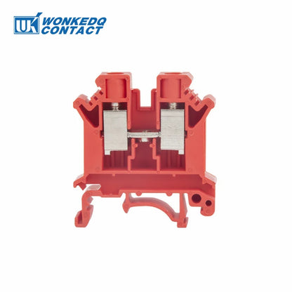 10 Stück UK 10N DIN-Schienenklemmenblock mit Schraubenzug, 10 mm Kabelstecker, mehrfarbig, Universaldraht, elektrischer Steckverbinder UK10N