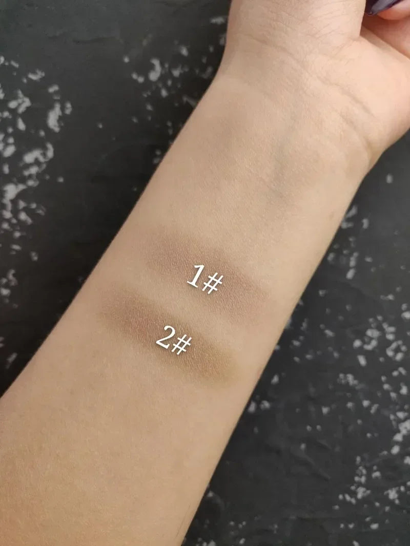 Contour Palette with Mirror Shadow Powder Bronzer Three-Dimensional Nose Shadow Repair Powder Facial Concealer Cosmetics Makeup.