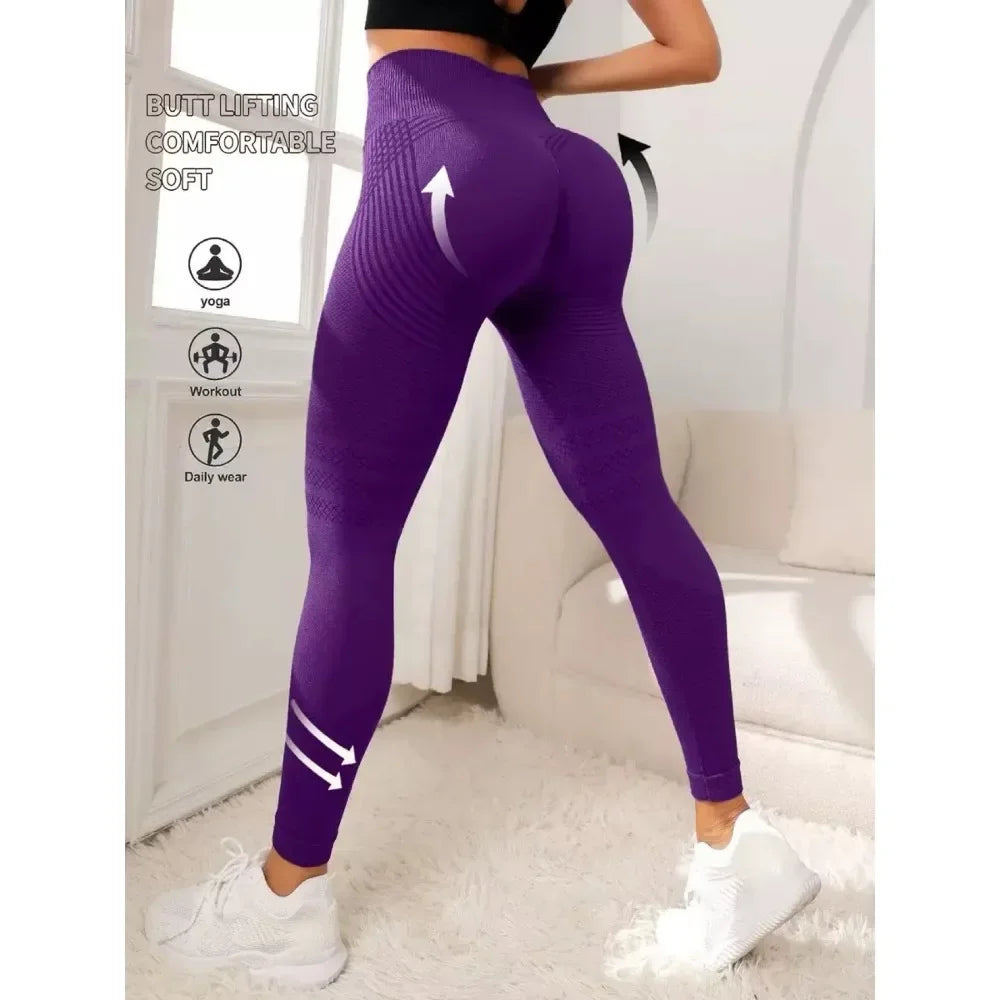 Slimove Cellulite 3D Leggings, High Waisted Butt Lifting Tummy Training Control, Anti Cellulite Legging for Gym Workout.