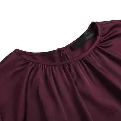 Muslim Maxi Dresses for Women Arabian Simple Loose Solid Elegant Dubai Turkey Islamic Temperament Muslim Plain Abayas for Women.