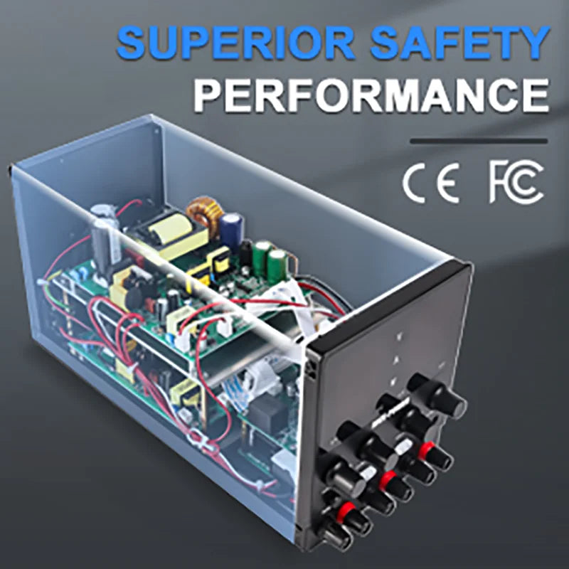 4 in 1 Lab Dual Power Supply 3 Model PAR/SER/INDEP Adjustable Power Source 30V 10A 60V 5A Voltage Stabilizer Switching USB 5V 2A.