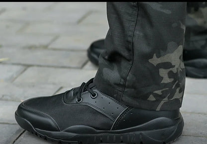 Autumn Tactical Sets Men Outdoor Breathable Short Sleeve Tshirt+Waterproof Straight Pant 2 Pcs Suits Camo Multi-pocket Cargo Set