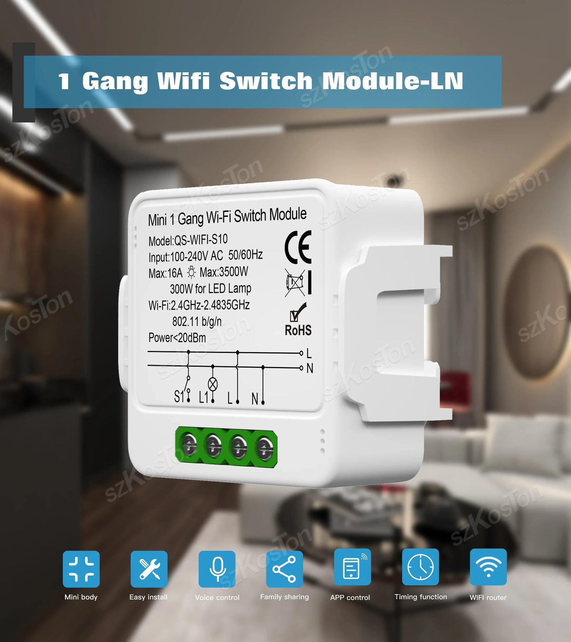1/2/3 Gang Tuya ZigBee Smart Switch Modul Benötigt Neutralleiter Smart Life App Automatisierung DIY Breaker Funktioniert mit Alexa Google Home.