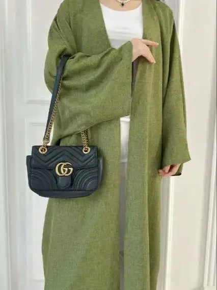 Ähnliche Baumwolle Leinen Batwing Kimono Abaya Dubai Islam Muslimischen Kleid Für Frauen Kebaya Kaftan Robe Musulmane Kaftan Marocain Femme