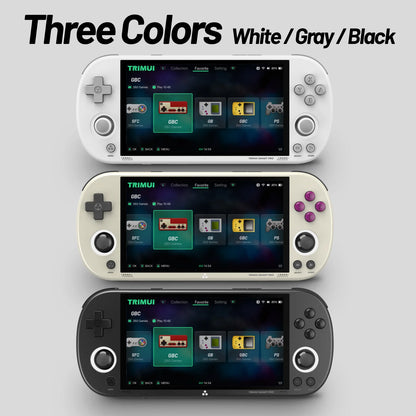 Trimui Smart Pro Handheld Game Console 4.96''IPS Screen Linux System Joystick RGB Lighting Smartpro Retro Video Game Player Gift.