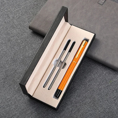 Geschenkbox-Set, Geschäftswerbung, neutraler Stift, individuelles Logo, Büro, Metall, Unterschriftenstift, Studenten-Briefpapier, Großhandel, gravierter Name