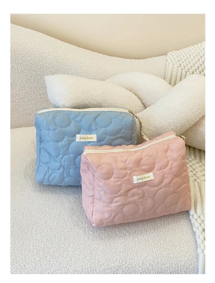 Large Capacity Women's Cosmetic Bags Cases Casual Ladies Small Storage Bag with Zipper Female Travel Clutch Bag Small Handbags.