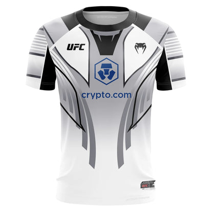 Men's Training UFC Breathable Sportswear T-shirts Outdoor Male Leisure Short-Sleeved Jersey Boys Running Fitness Tops.