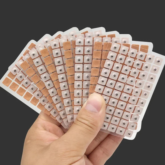 600Pcs Cowherb Seed Ear Stickers Auriculotherapy Acupuncture Massage Therapy Dredge Body Meridians Improve Vision Treat Insomnia.