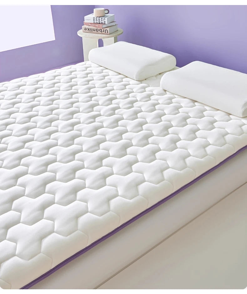 Schwammmatratze, elastisches Kissen, Zuhause, doppelt faltbar, Memory-Schaum, Latex, Tatami-Matte, Studentenwohnheim, Einzel-Schlafmatratzen