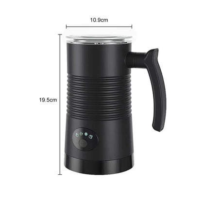Automatic 4-in-1 Hot Cold Electric Milk Frother 350ML 400W Foam Maker Latte Cappuccino Coffee Warmer Home Barista Kitchen.