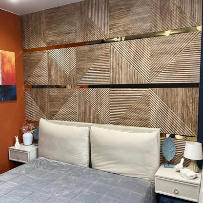 1pcs Esports Games Champagne Gold 3D Art Wall Panel PVC Waterproof 3D Wall Sticker Decor Tiles Diamond Design DIY Home Decor