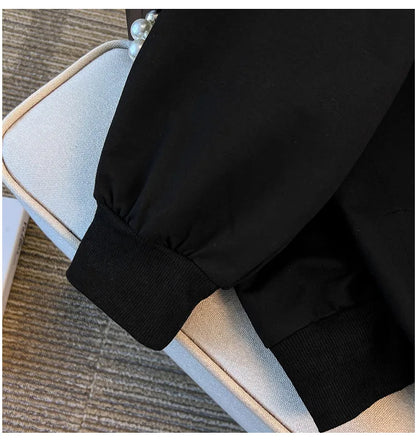 170 kg Plus Größe Damen Büste 170 Frühling Herbst Lose Langarm Druck Brief Pullover Sweatshirts 4XL 5XL 6XL 7XL 8XL 9XL