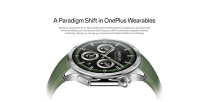 Global Version OnePlus Watch 3 Smart Watch 1.50inches LTPO  AMOLED Display Snapdragon W5 Processor Dual Frequency GPS Wear OS.