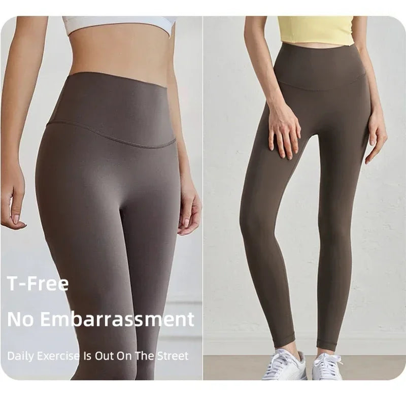 High Waist Naked Feeling Leggings Women Fitness Running Yoga Leggings Pants Energy Gym Tight Leggings Casual Workout Leggings.