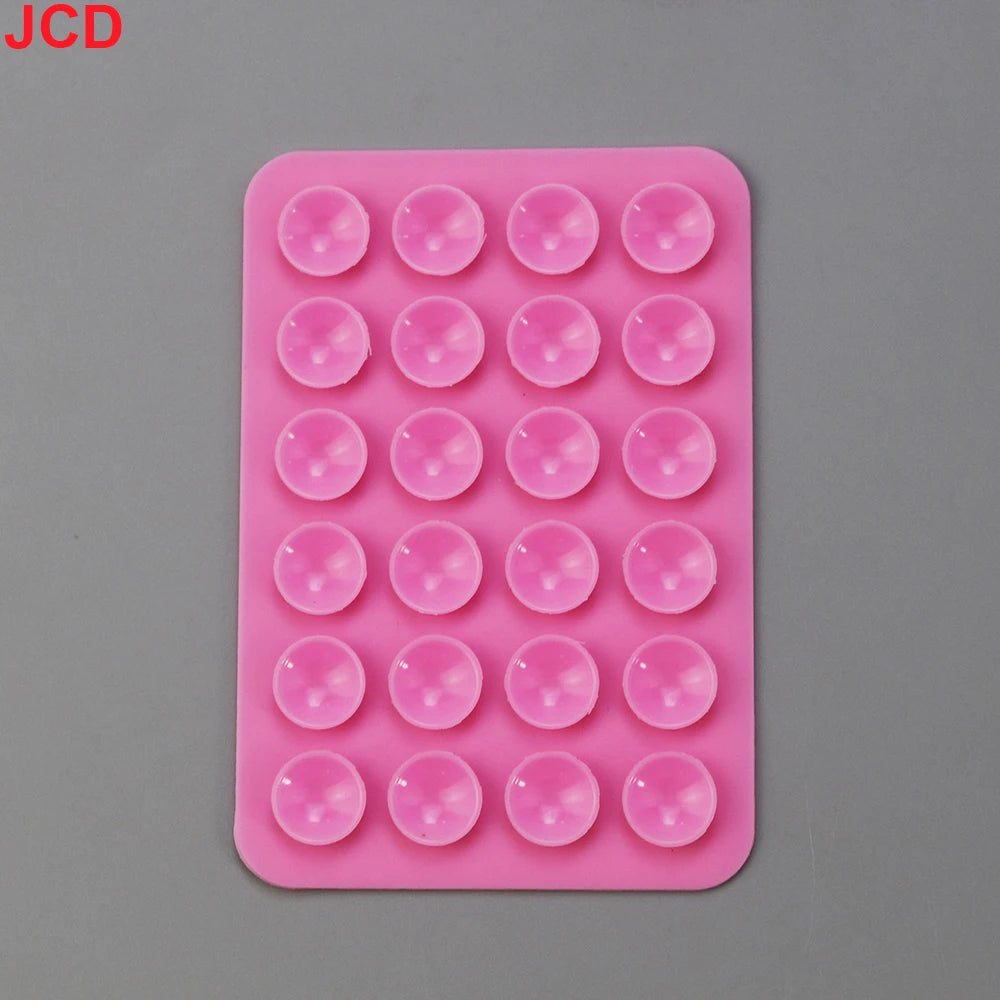 JCD 24 Square Thickened Silicone Suction Cup Suction Cups Mobile Phone Tablet Luggage Suction Cup Universal Charger Leather Case.