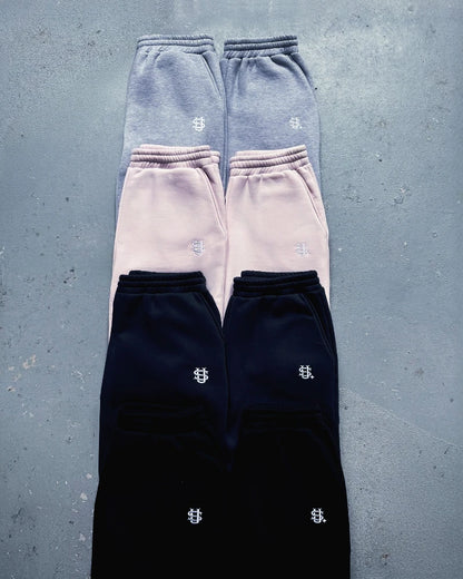 High Street Harajuku Embroidered Sweatpants Men European and American Trendy Streetwear Trousers Women Straight Casual Pants.