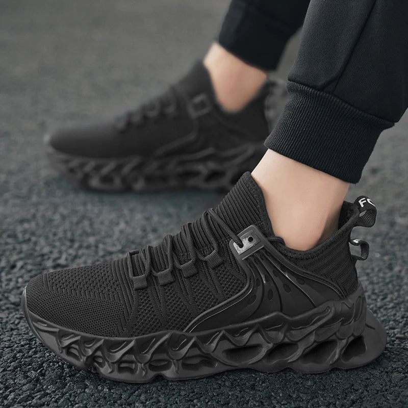 YRZL Men's Athletic Mesh Sneakers Lightweight Comfortable Running Shoes for Men Soft Sole Non Slip Casual Shoes Outdoor Walking.