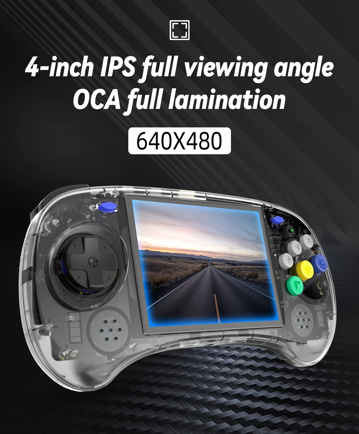 ANBERNIC RG ARC Retro Games RK3566 4.0INCH 640*480 Handheld Game Console Emulator LINUX Android System 3500mAh Children's Gifts.