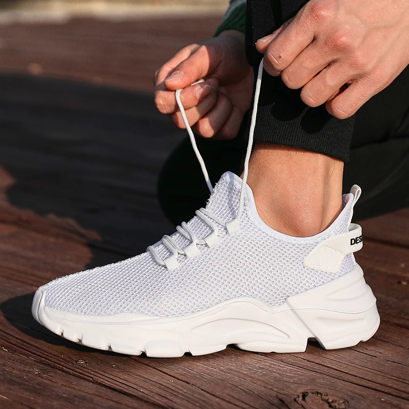 2025 männer Laufschuhe Atmungsaktive Leichte Männliche Tennis Anti-slip Outdoor herren Turnschuhe Weiche Spitze Up Sport Schuhe zu Fuß.