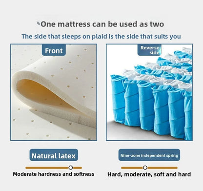Komprimierte Rollmatratze, 200 * 100 * 20/22 cm Federgedächtnis-Baumwollmatratze, unabhängige Tasche