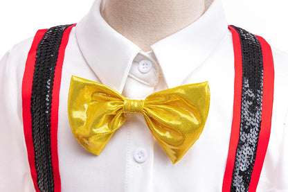 Disney Minnie Mouse Mädchen Polka Dot Schleife Prinzessin Kleid Jungen Kinder Mickey Mouse Halloween Karneval Party Performance Kleidung Anzug